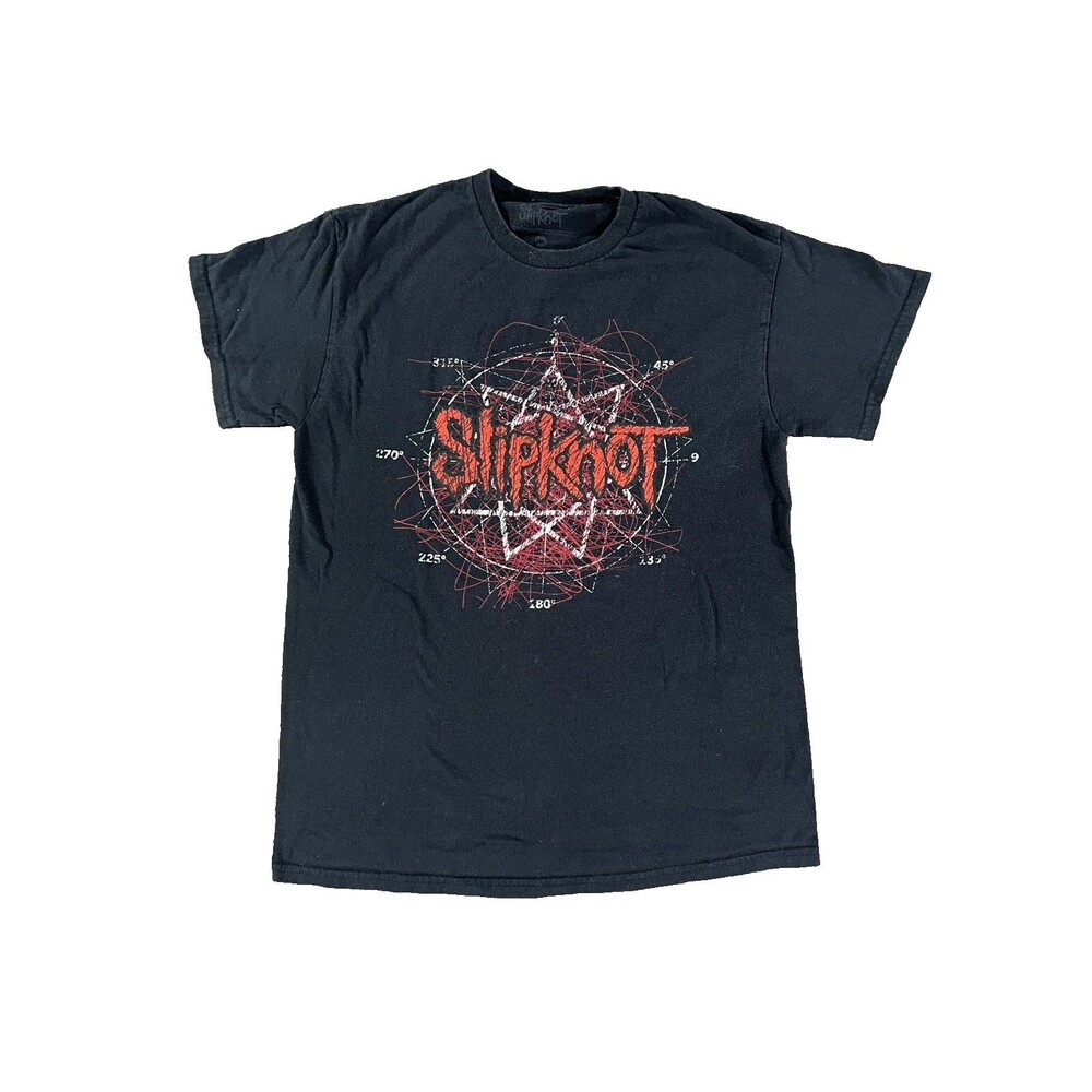 Slipknot Nonagram Black Short Sleeve T-Shirt Medium